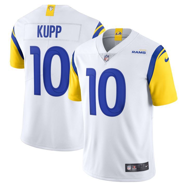 Men Los Angeles Rams 10 Cooper Kupp Nike White Limited NFL Jersey